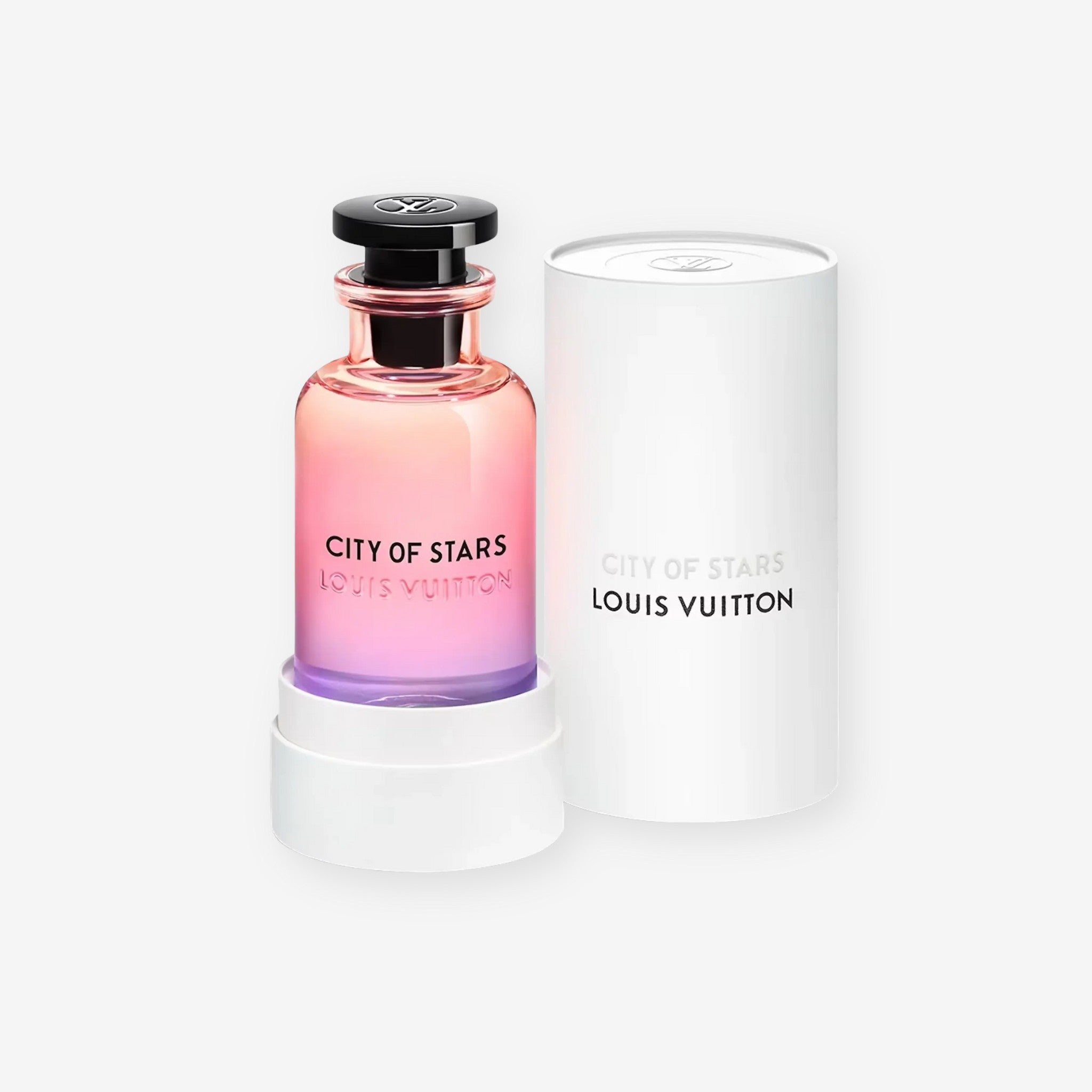Louis Vuitton City of Stars EDP 150ml in elegant bottle—original luxury perfume with blood orange, Tiaré flower, and sandalwood, long lasting unisex fragrance