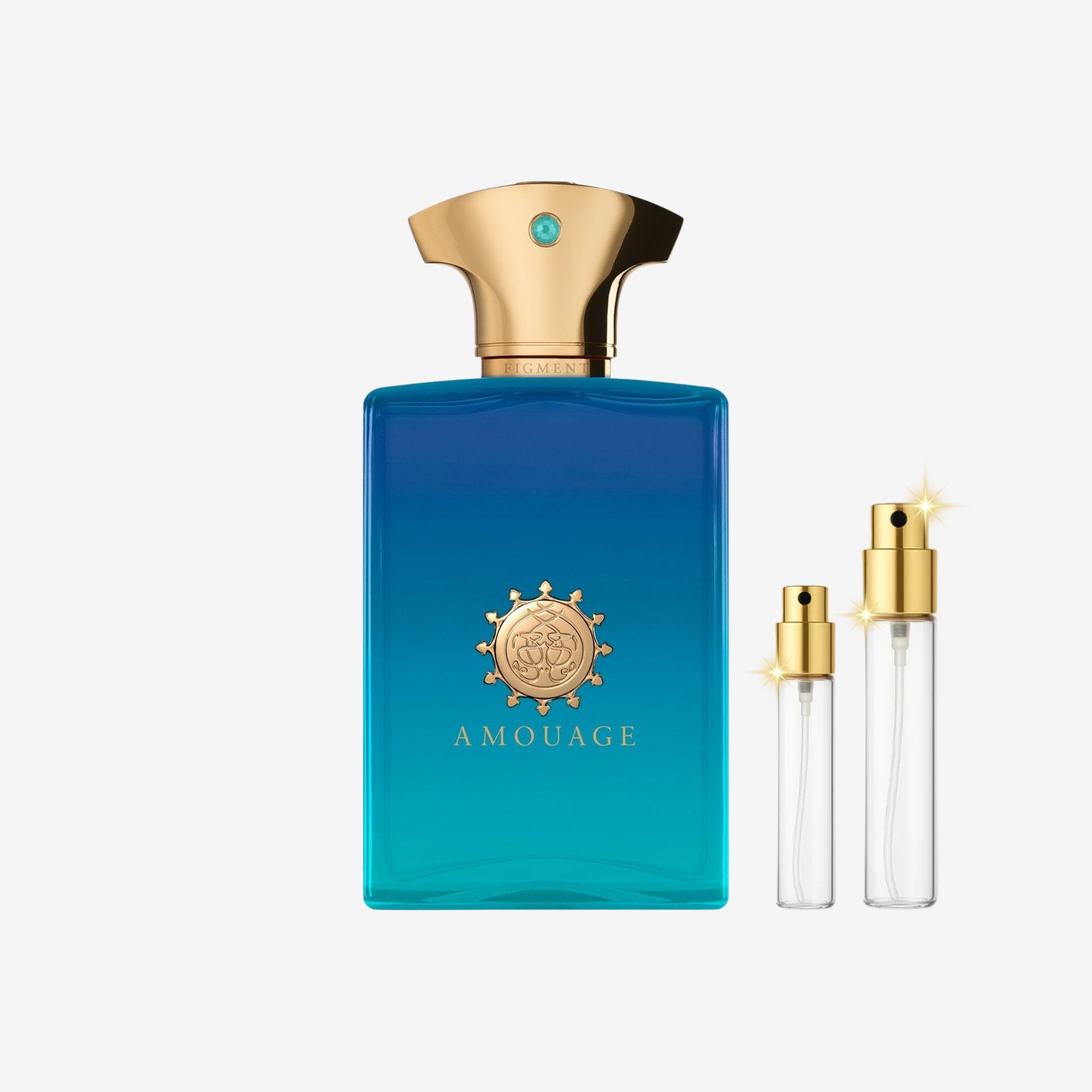 Amouage Figment Man EDP decant bottles of original long lasting perfume for men, 5ml 10ml 20ml sizes in Pakistan