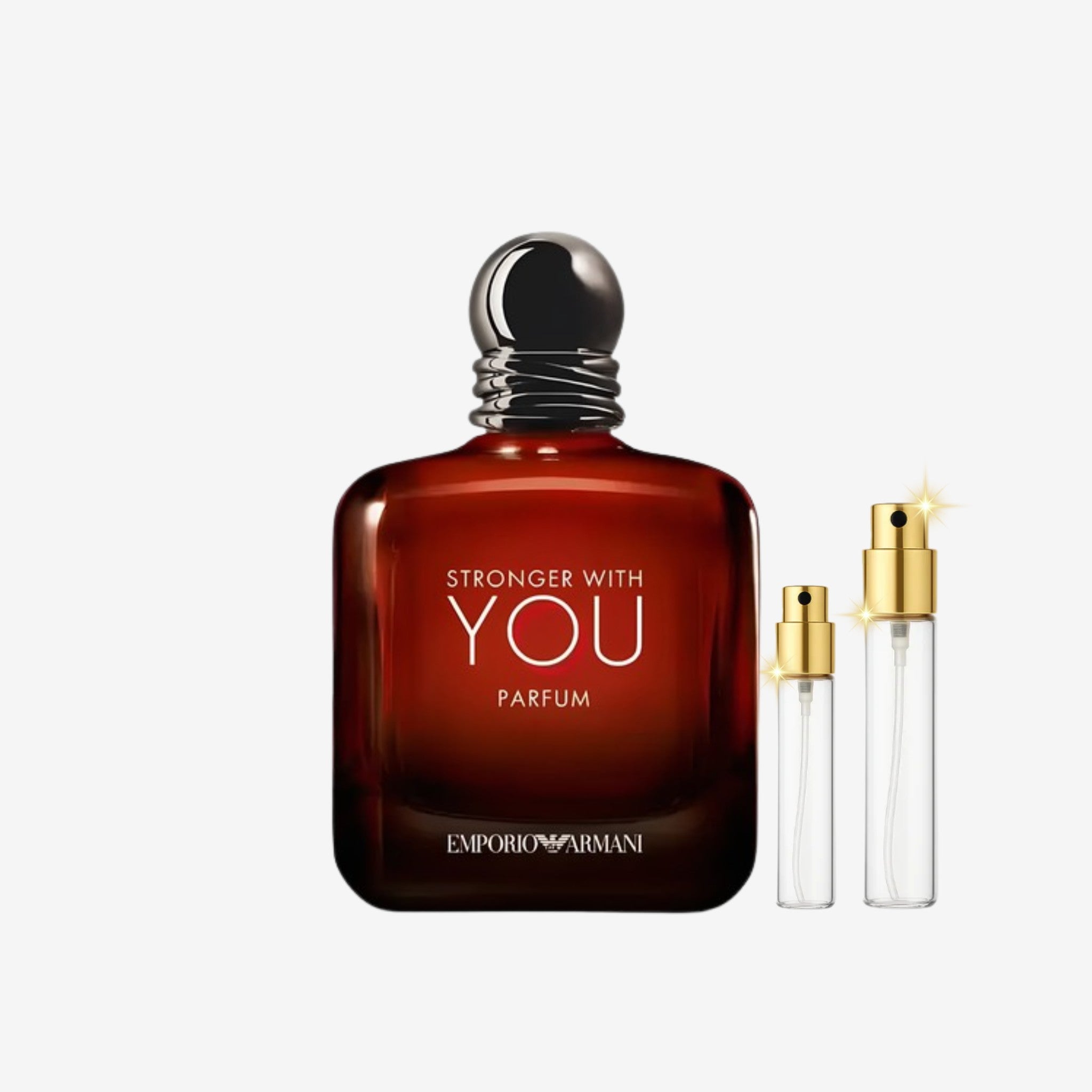Emporio Armani Stronger With You Parfum decant bottles of original long lasting perfume for men, 5ml 10ml 20ml sizes in Pakistan
