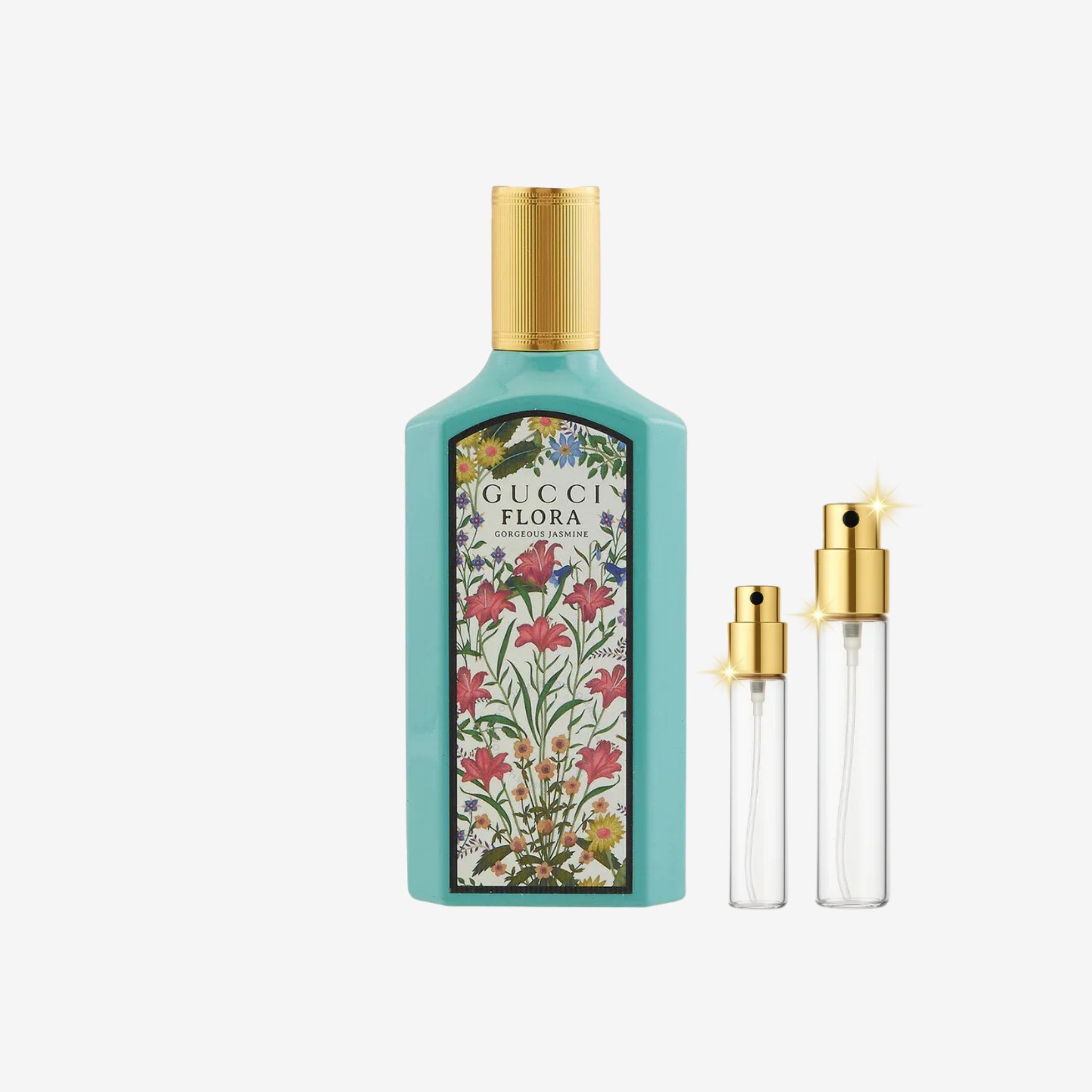 Gucci Flora Gorgeous Jasmine EDP decant bottles of original long lasting perfume for women, 5ml 10ml 20ml sizes in Pakistan