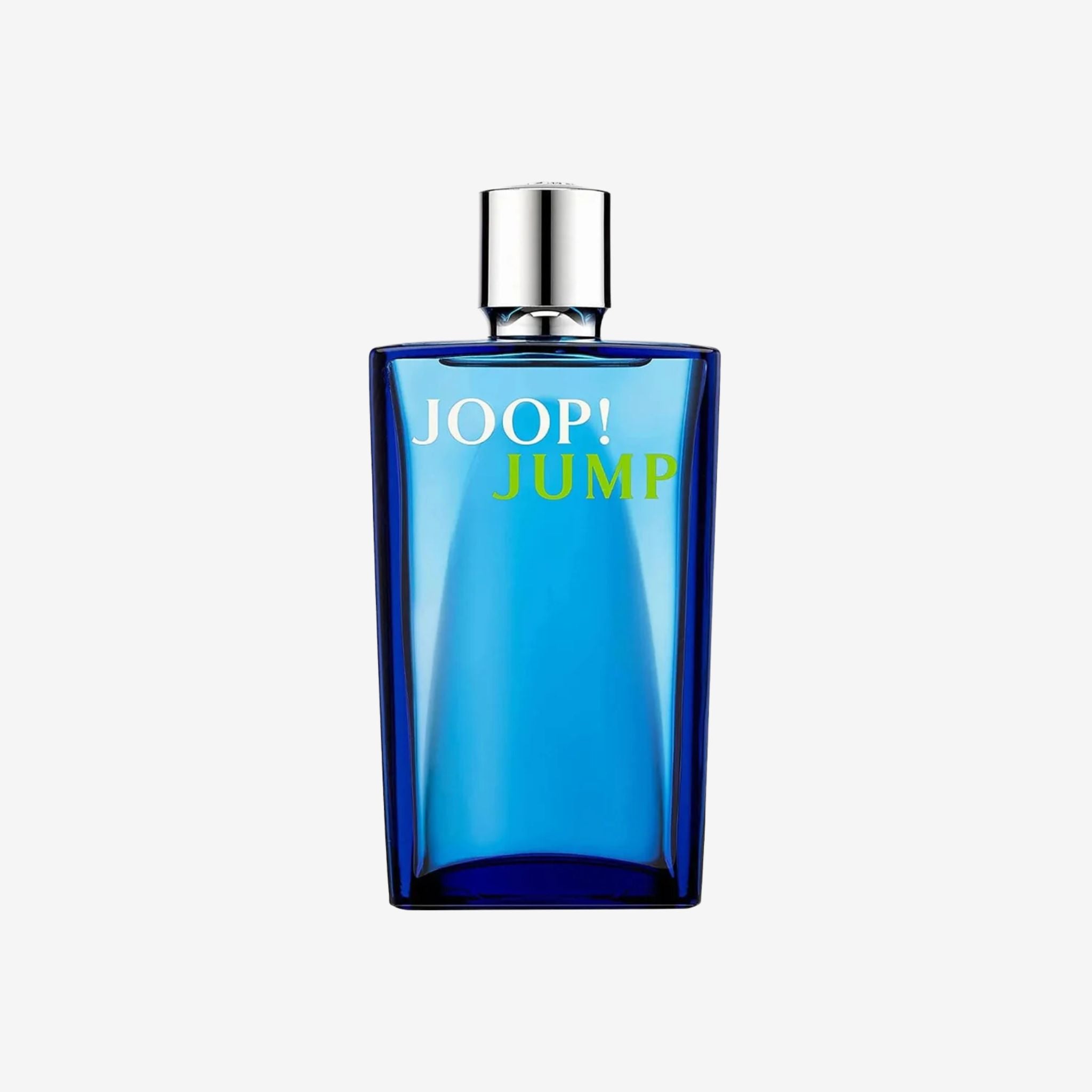 Joop Jump Men EDT 100ml in translucent bottle—original perfume with grapefruit, frozen vodka, and tonka bean, long lasting aromatic fougère for men