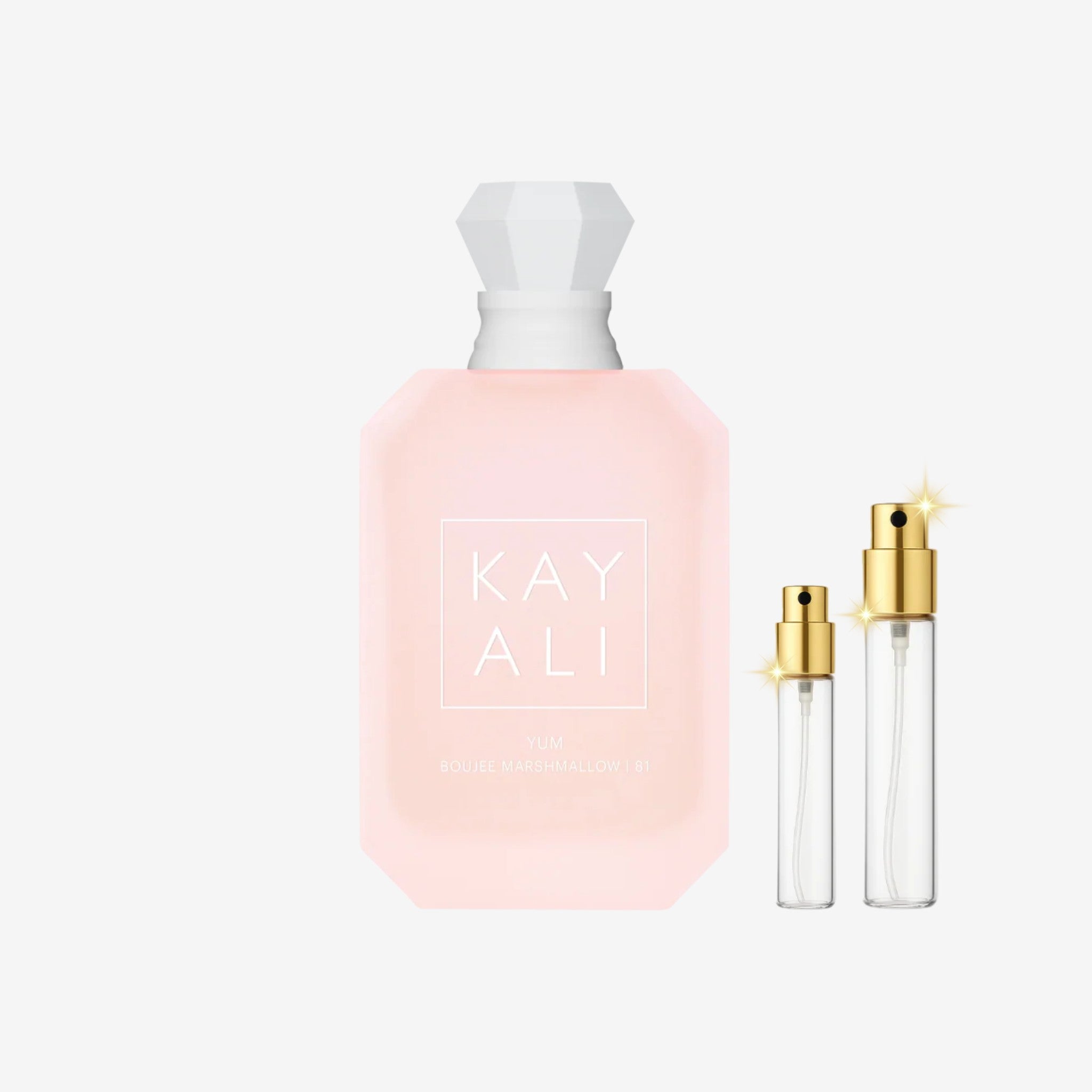 Kayali Yum Boujee Marshmallow | 81 EDP decant bottles of original long lasting perfume for women, 5ml 10ml 20ml sizes in Pakistan