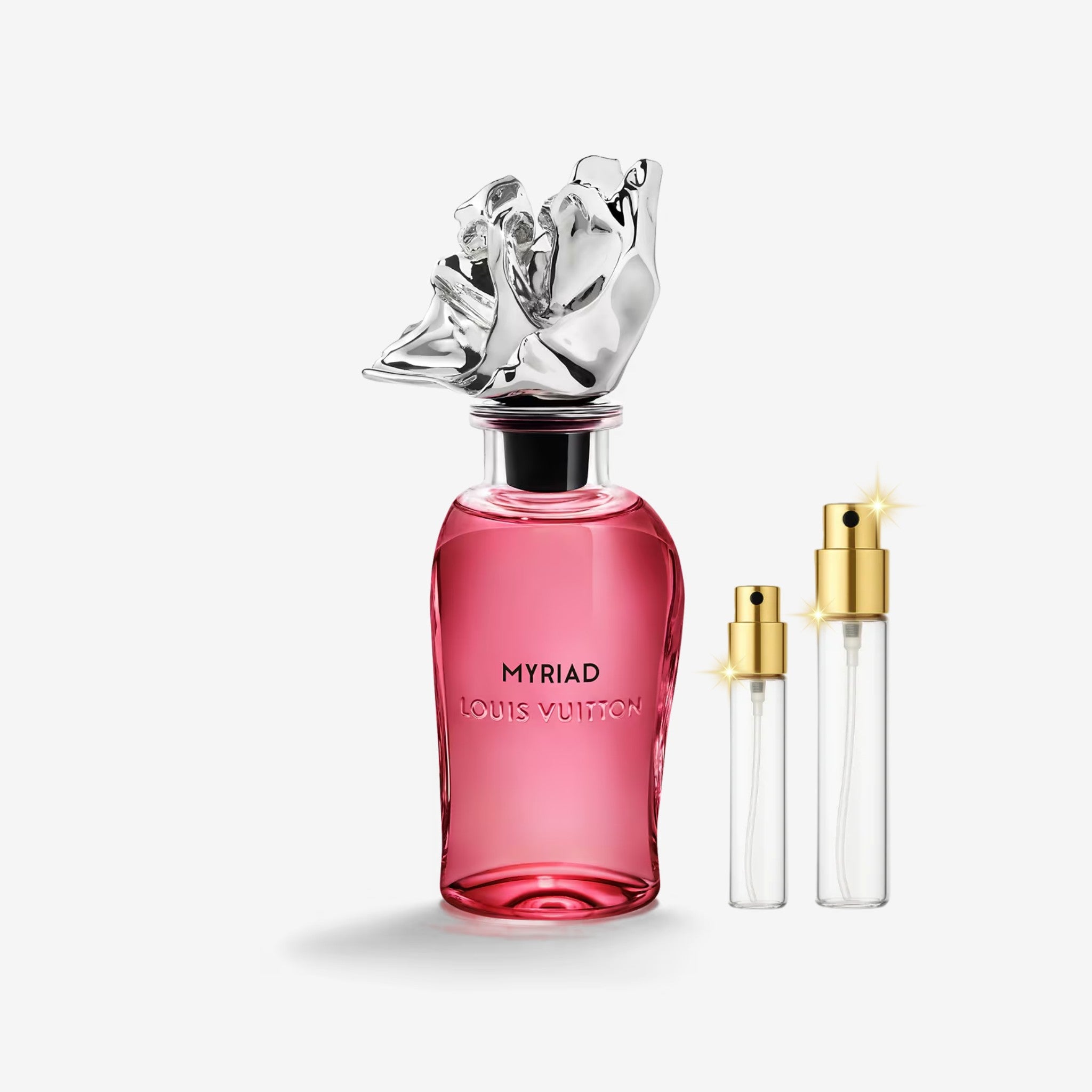 Louis Vuitton Myriad Extrait decant bottles of original long lasting unisex perfume, 5ml 10ml 20ml sizes in Pakistan