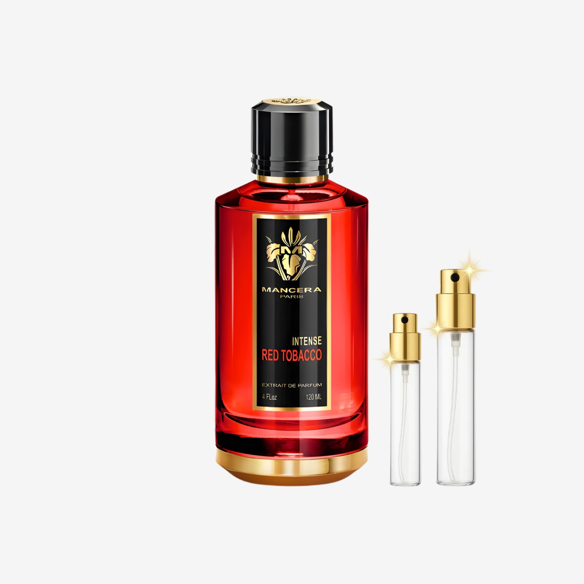 Mancera Red Tobacco Intense EDP decant bottles of original long lasting unisex perfume, 5ml 10ml 20ml sizes in Pakistan