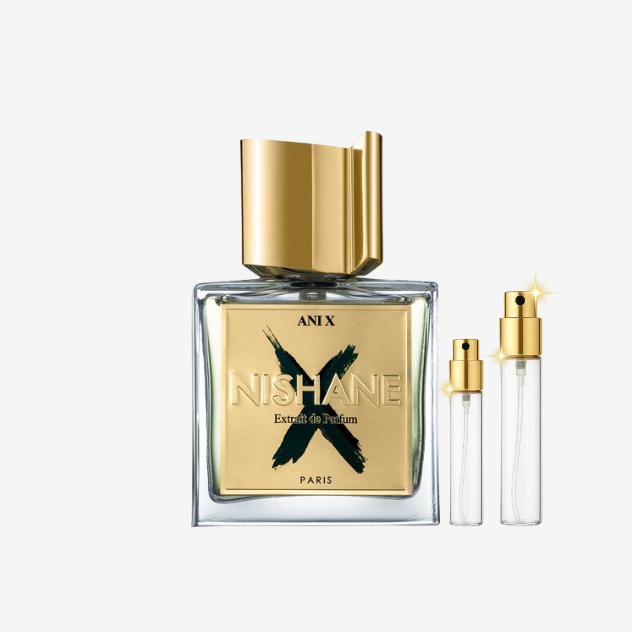 Nishane Ani X Extrait decant bottles of original long lasting unisex perfume, 5ml 10ml 20ml sizes in Pakistan