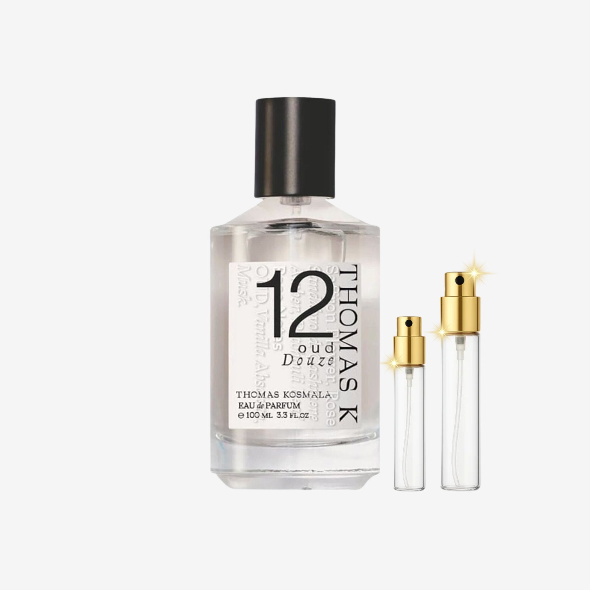 Thomas Kosmala No. 12 Oud Douze EDP decant bottles of original long lasting unisex perfume, 5ml 10ml 20ml sizes in Pakistan